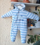 Kombinezon gruby zimowy 62 - 68 miękki Mini Club  3–6 mcy bdb