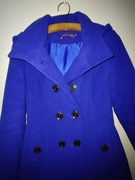 Płaszczyk damski zimowy chabrowy rozm.36