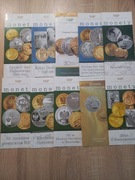 40 szt. foldery do monet kolekcjonerskich, srebrnych + bonus