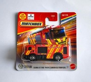 Matchbox - Scania XT Fire Truck - 58/125 Mix 12 Case M - straż pożarna