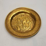 Mosiężny talerzyk stary kolekcjonerski