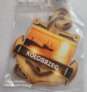 Magnes na lodówkę drewniany MDF Kołobrzeg Morze Bałtyckie Bałtyk(17) 