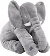 Maskotka Słoń 25 cm Słodki Pluszak Odcień Grafitu