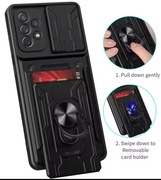 Etui pancerne poco m4 5g z kieszenią /klapka na karte/gotowke