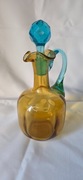 Przepiękna karafka w stylu wiktoriańskim lub czeskim (Bohemian glass)