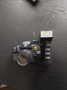 Aparat fotograficzny Nikai FMD System z napędem silnikowym (motor drive).