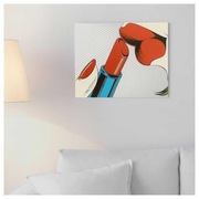 IKEA FINNSJON Obraz Z LUSTRZANĄ POWIERZCHNIĄ usta szminka 50x40 cm