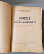 Podręcznik chemii Fizjologicznej 1947