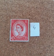 Postage Revenue ER Królowa Elżbieta 2 1/2 pensa Wielka Brytania