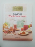 Książka z przepisami do wyciskarki wolnoobrotowej Kuvings 
