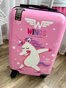Walizka KIDS kabinowa twarda Wings Jay Unicorn 18"