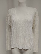 Damski kremowy luźny sweter XL/42