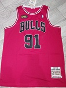 Nowa koszulka NBA Dennis Rodman #91 Chicago Bulls finały sezonu 1997/1998