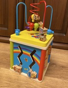 Kostka edukacyjna drewniana Kubuś Puchatek 5w1