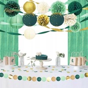 Pompony kule z bibuły dekoracja  na imprezy urodziny śluby zestaw