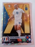 Topps match attax Euro 2024 ultimate Zinedine Zidane  U XI 8