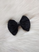 Welurowa kokarda spinka do włosów vintage, goth