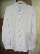 Koszula biała z wzorkiem