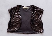 Czarne cekinowe bolerko rozm.S/M