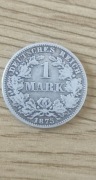Moneta 1 marka 1875 C srebro