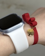 Bransoletka kokardka z zawieszką