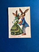 DANUTA IMIELSKA - POCZTÓWKA - „WIELKANOC„ -  1951 rok