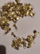 Suwaki,maszynki złote do taśmy suwakowej #3 100 sz