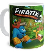 Kubek z motywem Piratix: CRAZY JUNGLE prezent dla małych piratów 