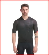 Koszulka z krotkim rękawem EKOI LINEAR czarna : Rozmiar - S