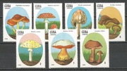 Kuba Mi 3156-3162 grzyby**czyste