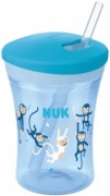 Nuk Action Cup kubek niekapek ze słomką 230ml   +12mc