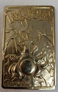 1999 Charizard BK Pokemon 24K Pozłacana karta kolekcjonerska