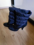 Botki zamsz-skora-ortakion 39