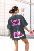 T-SHIRT LONG BASIC PRINT NOWA KOLEKCJA POLSKA MARKA OVERSIZE 