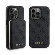 Zestaw Guess do iPhone 13 Pro, etui + Powerbank 5000mAh MagSafe Czarny.