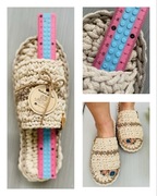 „Relaks” Bawełniane kapcie masujące -Wzór i instrukcja PDF