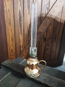 Stara miedziana lampa naftowa