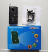 WYKRYWACZ PODSŁUCHÓW I KAMER DETEKTOR GPS GSM ANTY SZPIEG + SŁUCHAWKI AKCES