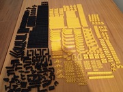 Lego technic belki - elementy 420 elementów stan dobry 