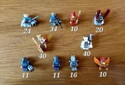 Figurki Lego Chima JAK NOWE + bronie