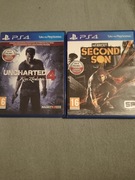 Gra Uncharted 4 Kres Złodzieja i Infamous Secon Son na PlayStation 4 
