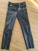 Spodnie skórzane męskie motocyklowe 