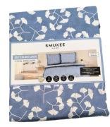 Pościel bawełna 100% komplet pościeli w  liście Smukee 220/200+2x70/80