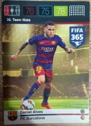 PANINI FIFA 365 2015/16 KARTA TEAM MATE DANI ALVES