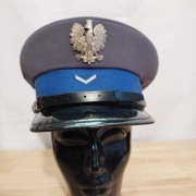 czapka sierżanta - Policja - rozmiar 56, lata 90te
