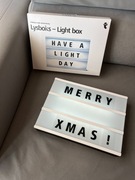 Light box tablica świetlna LED literki 30x22 do pokoju social mediów tiktok