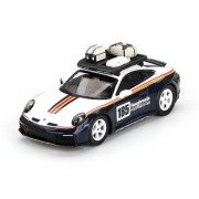 Mini GT Porsche 911 Dakar Rallye Design Package White/Blue Metallic  #805-L
