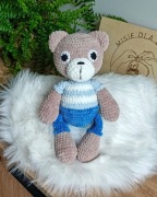 Miś handmade szydełko - idealny na prezent