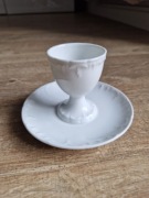 Piękny elegancki kieliszek na jajko jajcarka porcelana  KPM Berlin Neuglatt