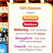 Rainbow 404 Demon konto